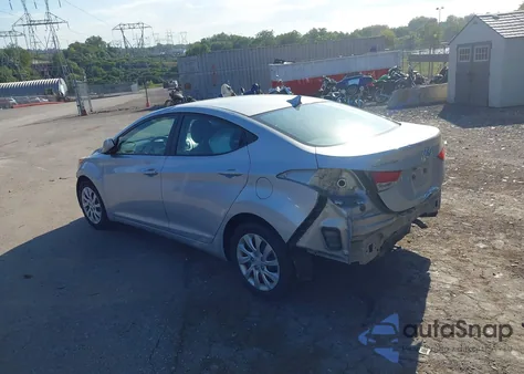 2012 Hyundai Elantra Gls from USA, damaged, VIN 5NPDH4AE2CH065581